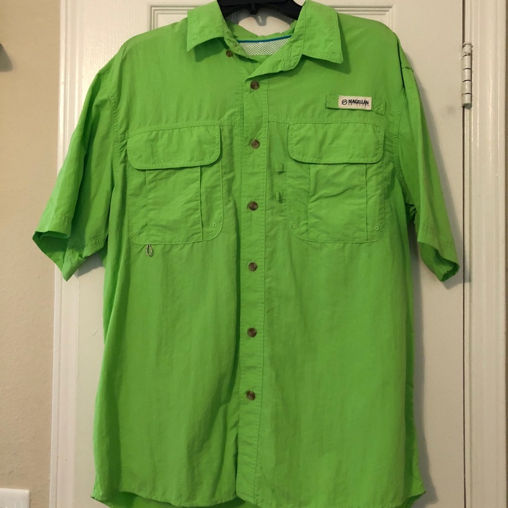 Magellan button down fishing shirt